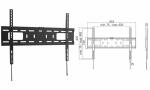 LogiLink TV-Wandhalterung, flach, f ür 96,98 - 177,8...