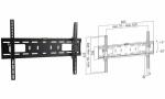 LogiLink TV-Wandhalterung, neigbar, für 96,98 -...