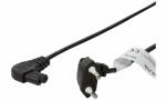LogiLink Stromkabel, Eurostecker - Eurokupplung, 0,75 m...