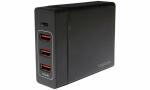 LogiLink USB-Tisch-Ladegerät, 4-Por t, 60 Watt,...