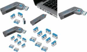 LogiLink USB Sicherheitsschloss, 1 Schlüssel / 4 Schlösser (11116078)