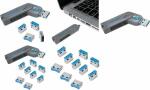 LogiLink USB Sicherheitsschloss, 1 Schlüssel / 8...