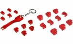 LogiLink RJ45 Sicherheitsschloss, 1 Schlüssel / 10...