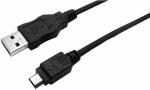 LogiLink USB 2.0 Kabel, USB-A - Min i USB-A Stecker, 3,0...