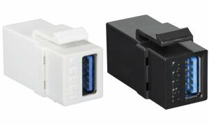 LogiLink Keystone Modular Verbinder USB 3.0, schwarz (11116164)