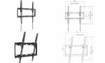 LogiLink TV-Wandhalterung, neigbar, für 81,28 -...