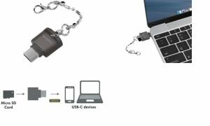 LogiLink USB 2.0 Card Reader als Sc hlüsselanhänger, schwarz (11116319)