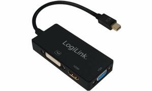 LogiLink 4K Mini DisplayPort auf DV I/HDMI/VGA Adapter (11116334)