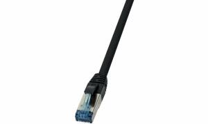 LogiLink Patchkabel, Kat. 6A, S/FTP , 40,0 m, schwarz, PUR (11116360)