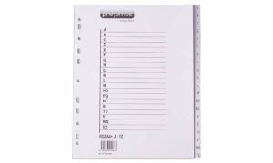 proOFFICE Kunststoff-Register, A-Z, A4, überbreit, 20-teilig (11174992
