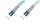 Telegärtner LWL Patchkabel, LC-Duplex - LC-Duplex, OM3, 2 m (11192629)