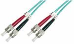 DIGITUS LWL Patchkabel, 2 x ST - 2 x ST, OM3, 2,0 m...