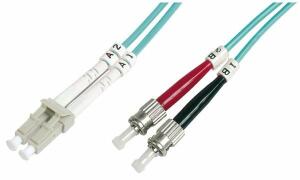 DIGITUS LWL Patchkabel, 2 x ST - LC -Duplex, OM3, 1,0 m (11193924)