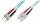 DIGITUS LWL Patchkabel, 2 x ST - SC -Duplex, OM3, 2,0 m (11193931)