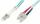 DIGITUS LWL Patchkabel, LC-Duplex - SC-Duplex, OM3, 10,0 m (11193941)