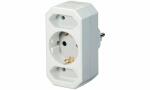 brennenstuhl Steckdosenadapter - 3-fach, weiß, 2x...
