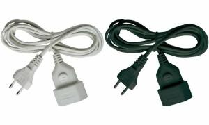 brennenstuhl Kunststoff-Verlängerung - 5 m, weiß, H03VVH2-F2x0,75, Eurostecker und Eurokupplung