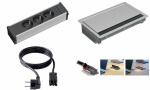BACHMANN Steckdoseneinheit CONI, 3-fach, ALU (11290077)