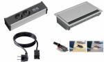 BACHMANN Steckdoseneinheit CONI, 3-fach, 2 x RJ 45...