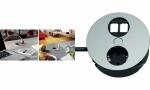 BACHMANN Tisch-EinbauSteckdoseneinh eit TWIST, Bundle 4...