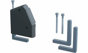 BACHMANN Haltewinkel für Steckdosen leiste DESK 1 (11297040)