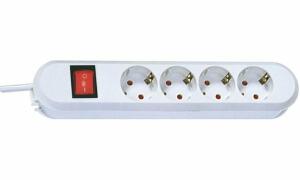 BACHMANN Steckdosenleiste SMART, 4-fach, weiß (11297044)