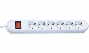 BACHMANN Steckdosenleiste SMART, 6-fach, weiß (11297052)