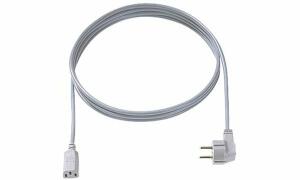 BACHMANN Schutzkontakt Stromkabel, einseitig abgewinkelt, 3m (11297082