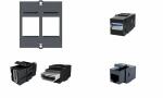 BACHMANN Keystone Modul Kat6 Kupplu ng, Buchse/Buchse...