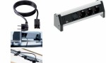 BACHMANN Steckdosenleiste DESK 1, 3-fach, mit Schalter...