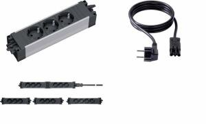 BACHMANN Steckdoseneinheit STEP, 3-fach, Kunststoff (11297151)