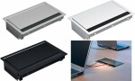 BACHMANN Einbaurahmen CONI, kurz, schwarz (RAL 9005)...