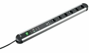 BACHMANN Steckdosenleiste PRIMO, 6- fach, mit Schalter (11297163)