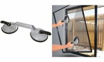 IWH Saugheber Aluminium, mit 2 Köpf en, Tragkraft:...