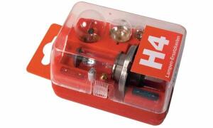 uniTEC KFZ-Lampenersatzkasten H4, 8 -teilig (11580017)