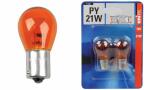 uniTEC Kugellampe, 12 Volt, 21 Watt , gelb, Inhalt: 2...