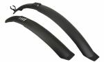 FISCHER Fahrrad-Spritzschutz-Set, 2 4 - 26 (61 - 66 cm)...