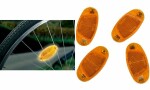 FISCHER Fahrrad-Speichenreflektoren -Set, orange (11610278)