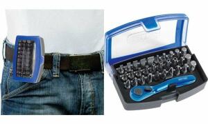 HEYTEC Bit-Satz-Box, bestückt, 31-t eilig, mit Bit-Knarre (11650118)