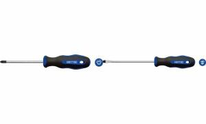 HEYTEC Schraubendreher, Philips, PH 1, schwarz / blau (11650155)