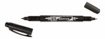 Tombow Doppel-Fineliner MONO twin, schwarz (1230377)