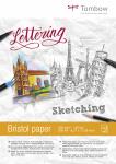 Tombow Zeichenblock Bristol, DIN A4, blanko, 250 g/qm (1230417)