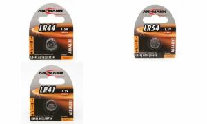 ANSMANN Alkaline Knopfzelle LR41, 1,5 Volt (AG3) (18005457)