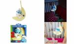 ANSMANN Kuscheltier-Nachtlicht Mon dlicht Baby Schlumpf...