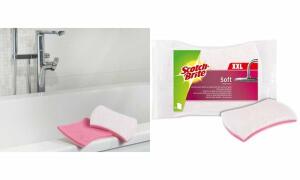 Scotch-Brite Reinigungsschwamm Soft XXL, Farbe: rosa/weiß (18020059)