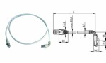 Telegärtner Patchkabel, Kat.6A (tie f), S/FTP, 1,0...