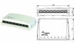 Telegärtner Mini-Verteiler MPD8-HS Kat.6A (IEC)...