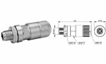 Telegärtner STX-Steckverbinder M12x 1 KS X-kodiert...