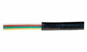 shiverpeaks BASIC-S Telefonkabel, f lach, schwarz, 100 m (22225541)