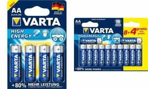 VARTA Alkaline Batterie LONGLIFE P ower, Mignon AA, 8+4 (3060796)